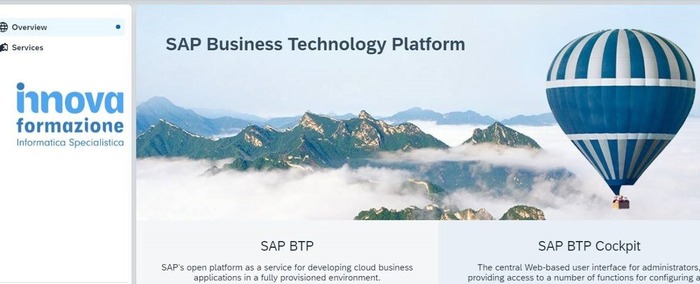 SAP BTP Cockpit