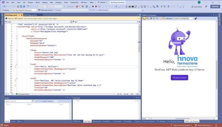 MAUI.NET per lo sviluppo desktop