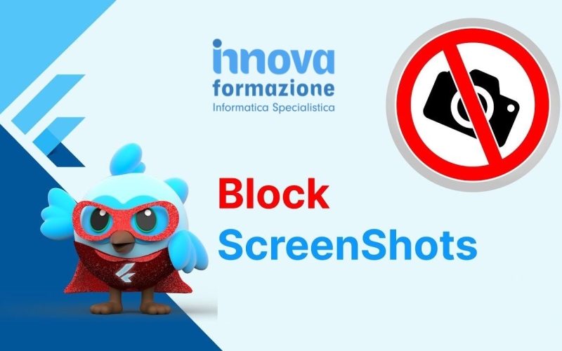 Blocco screenshot su Flutter