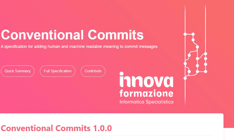 Cosa è Conventional Commits