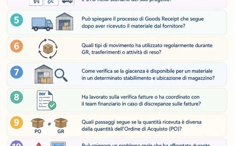 Domande frequenti SAP MM