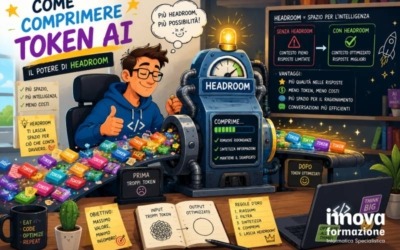Come comprimere token AI